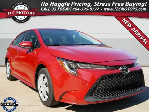 Red 2021 Toyota Corolla LE for sale in Moore, SC