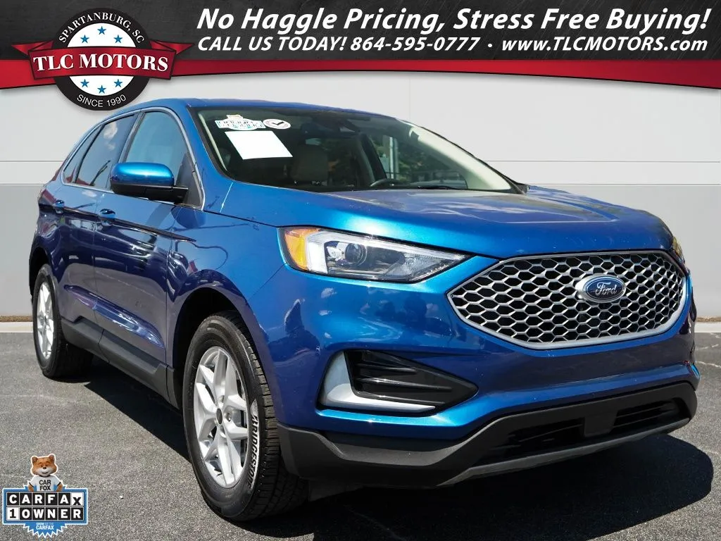 Blue 2024 Ford Edge SEL for sale in Moore, SC