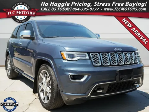 Blue 2020 Jeep Grand Cherokee Overland for sale in Moore, SC