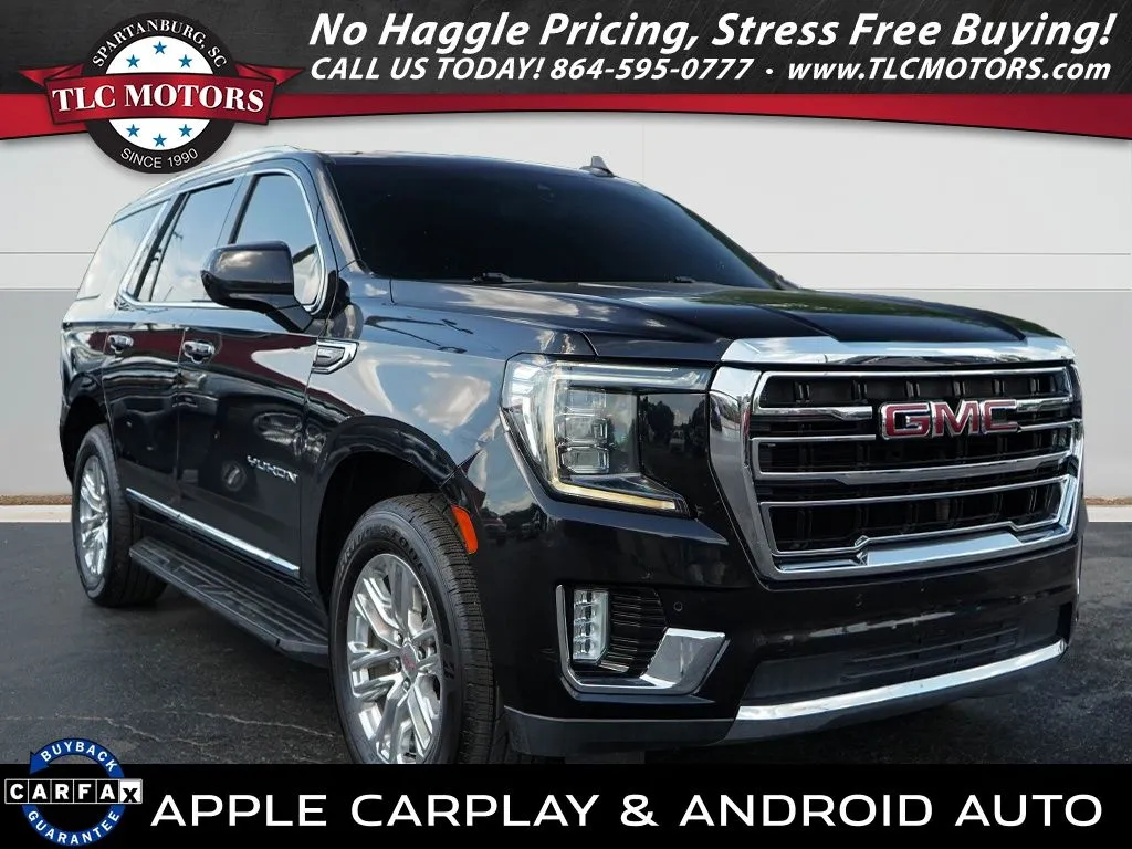 Black 2021 GMC Yukon SLT for sale in Moore, SC