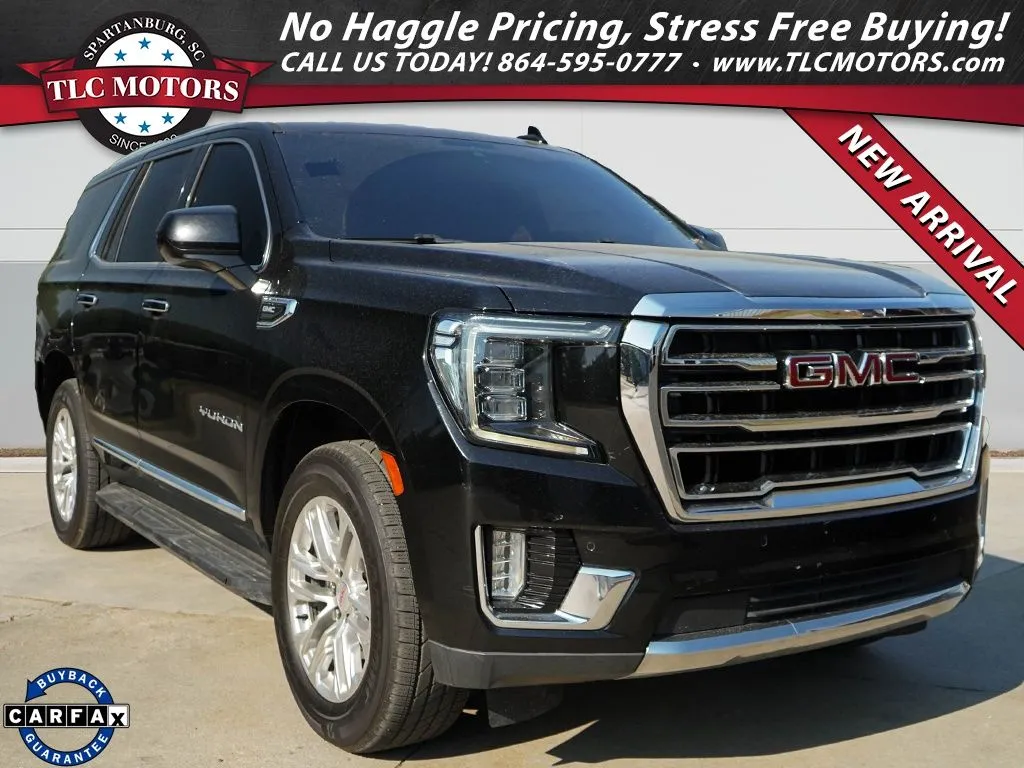 Black 2021 GMC Yukon SLT for sale in Moore, SC