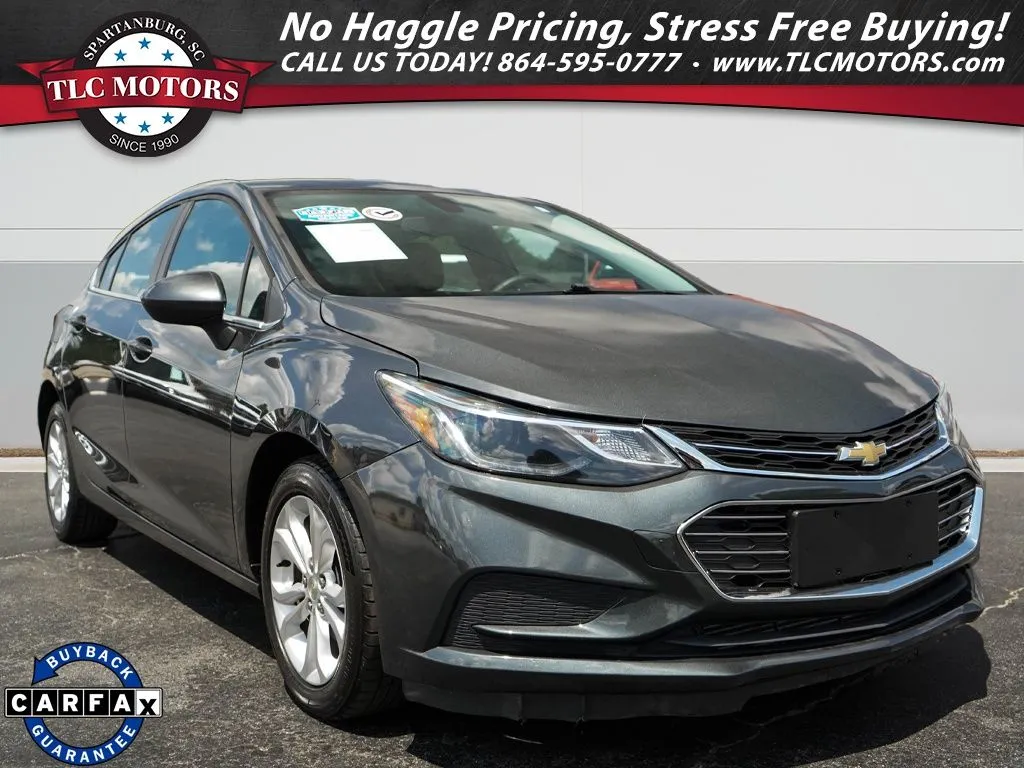 Gray 2019 Chevrolet Cruze LT for sale in Moore, SC