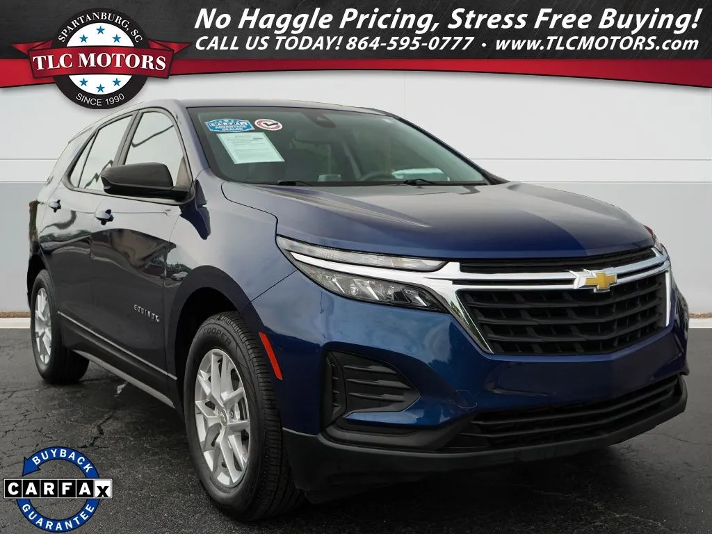 Blue 2022 Chevrolet Equinox LS for sale in Moore, SC