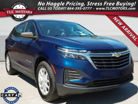 Blue 2022 Chevrolet Equinox LS for sale in Moore, SC
