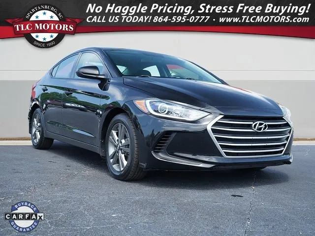 Black 2018 Hyundai Elantra SEL for sale in Moore, SC