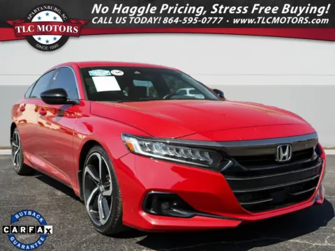 Black 2021 Honda Accord Sport for sale in Moore, SC