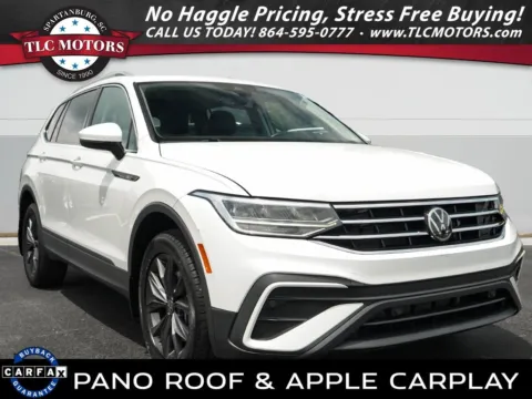 White 2022 Volkswagen Tiguan 2.0T SE for sale in Moore, SC