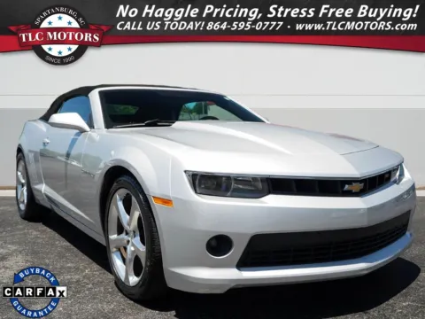 Silver 2015 Chevrolet Camaro 2LT for sale in Moore, SC