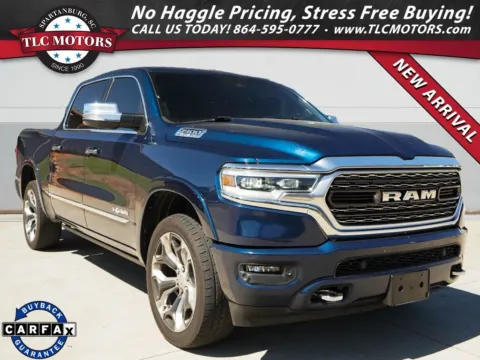 Blue 2019 Ram 1500 Limited for sale in Moore, SC