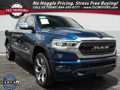 Blue 2019 Ram 1500 Limited for sale in Moore, SC