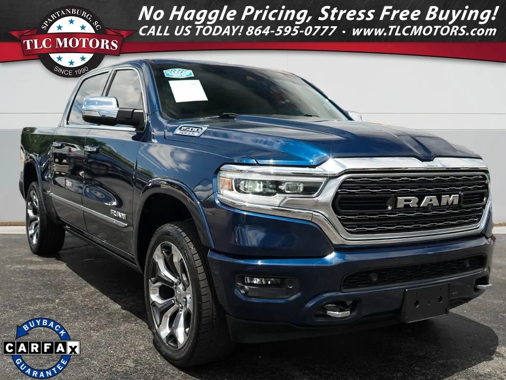 Blue 2019 Ram 1500 Limited for sale in Moore, SC