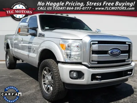 Silver 2015 Ford F-350SD Platinum for sale in Moore, SC