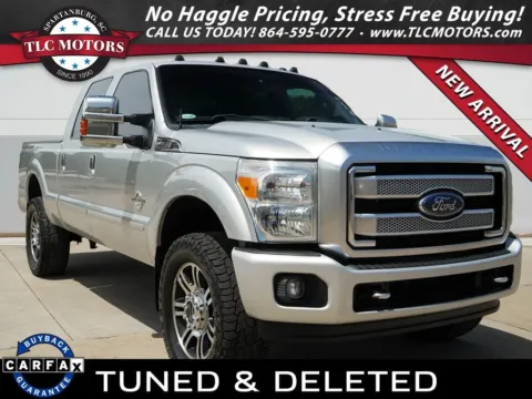 Silver 2015 Ford F-350SD Platinum for sale in Moore, SC