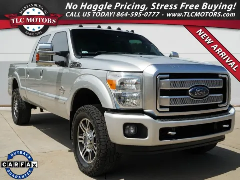 Silver 2015 Ford F-350SD Platinum for sale in Moore, SC