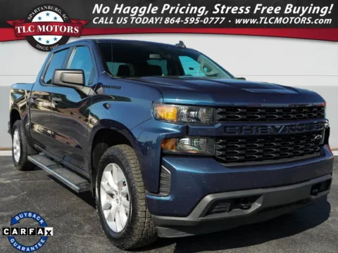 Blue 2021 Chevrolet Silverado 1500 Custom for sale in Moore, SC