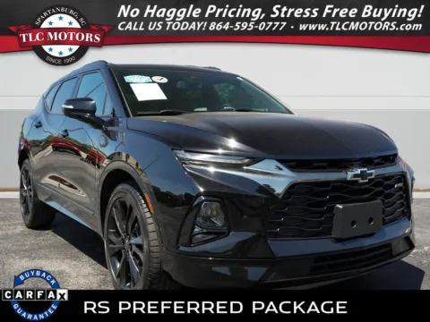 Black 2022 Chevrolet Blazer RS for sale in Moore, SC
