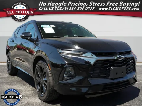 Black 2022 Chevrolet Blazer RS for sale in Moore, SC
