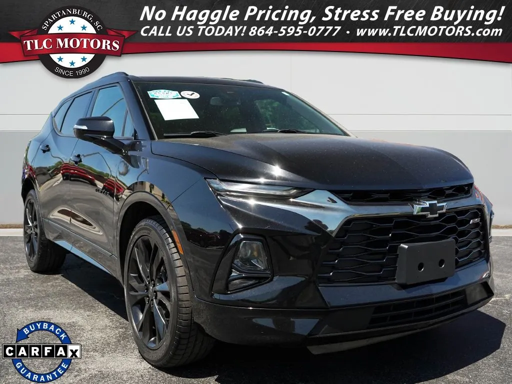 Black 2022 Chevrolet Blazer RS for sale in Moore, SC