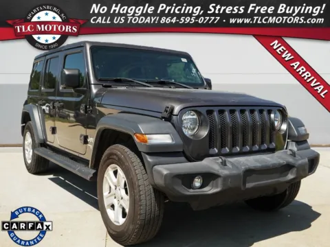 Gray 2018 Jeep Wrangler Unlimited Sport S for sale in Moore, SC