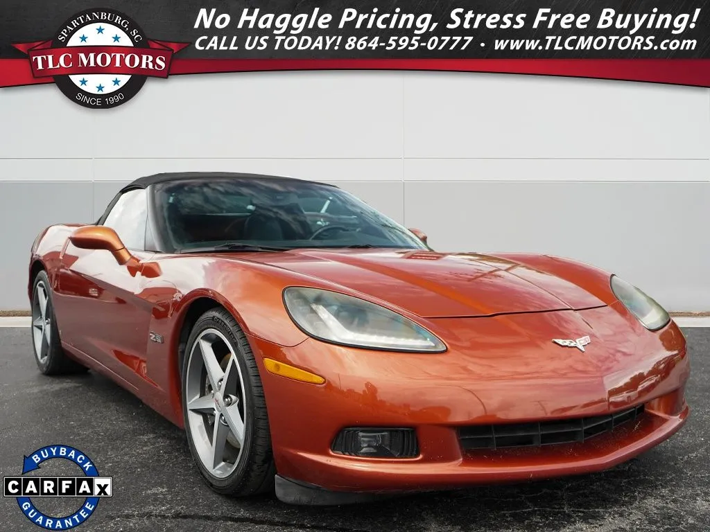 Orange 2006 Chevrolet Corvette for sale in Moore, SC