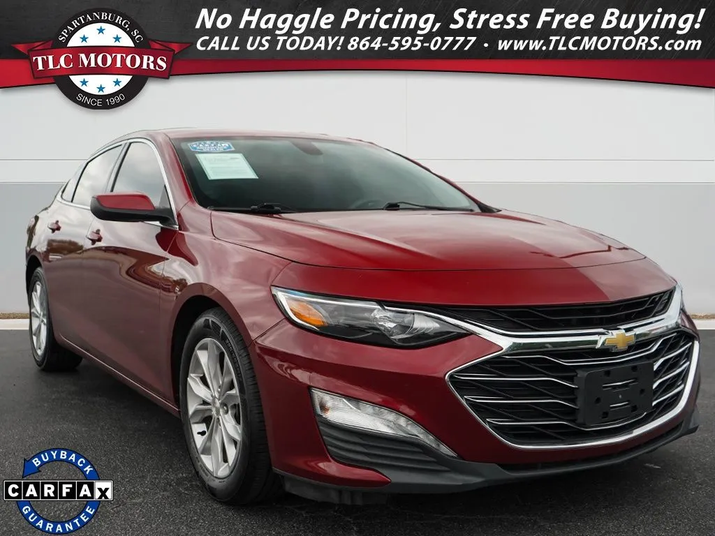Red 2020 Chevrolet Malibu LT for sale in Moore, SC