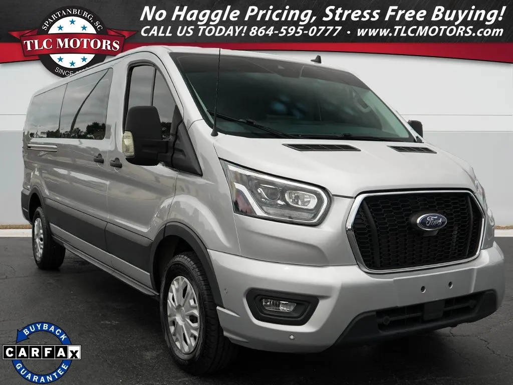 Silver 2023 Ford Transit-350 XLT for sale in Moore, SC