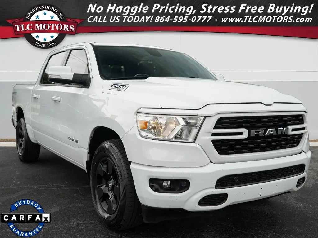 White 2022 Ram 1500 Big Horn/Lone Star for sale in Moore, SC