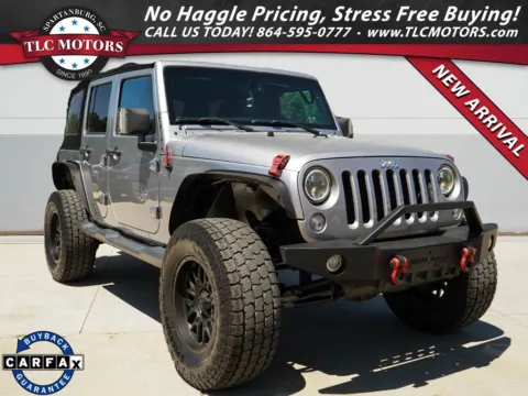 Silver 2017 Jeep Wrangler Unlimited Sport for sale in Moore, SC