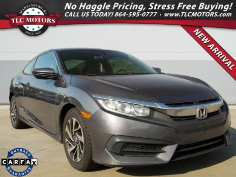 Red 2016 Honda Civic LX for sale in Moore, SC