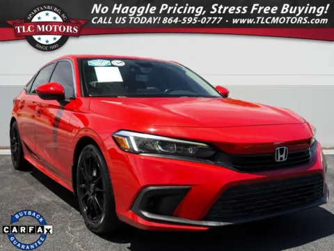 Red 2022 Honda Civic EX for sale in Moore, SC