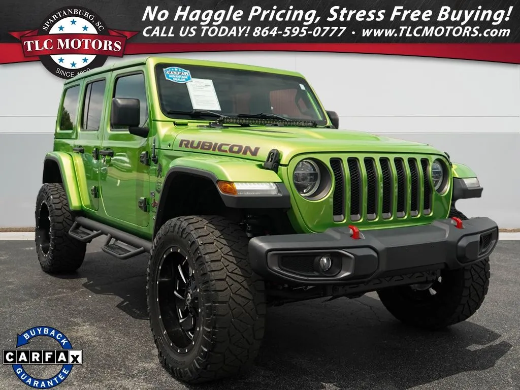 Green 2019 Jeep Wrangler Unlimited Rubicon for sale in Moore, SC