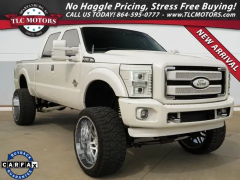 White 2016 Ford F-250SD Platinum for sale in Moore, SC