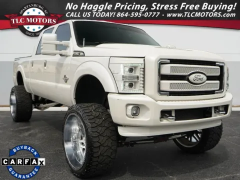 White 2016 Ford F-250SD Platinum for sale in Moore, SC