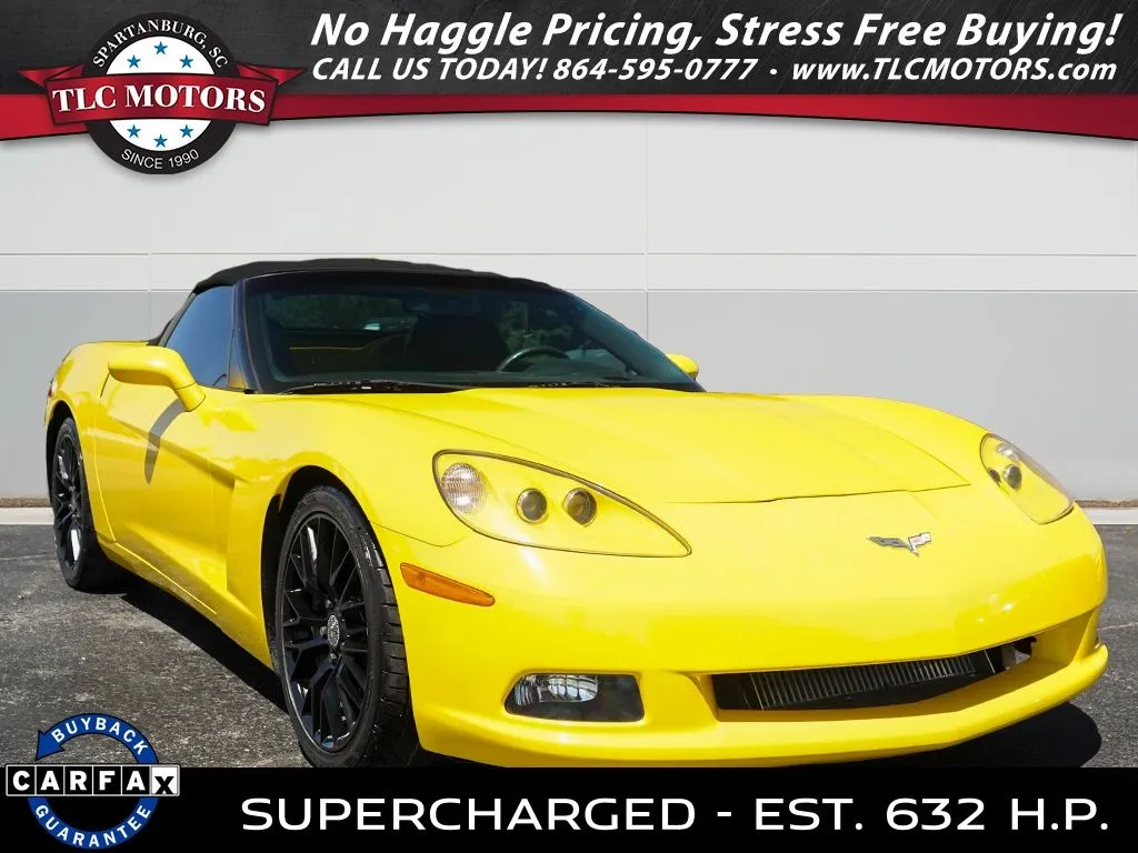 Yellow 2011 Chevrolet Corvette for sale in Moore, SC