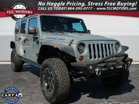 Gray 2013 Jeep Wrangler Unlimited Rubicon for sale in Moore, SC