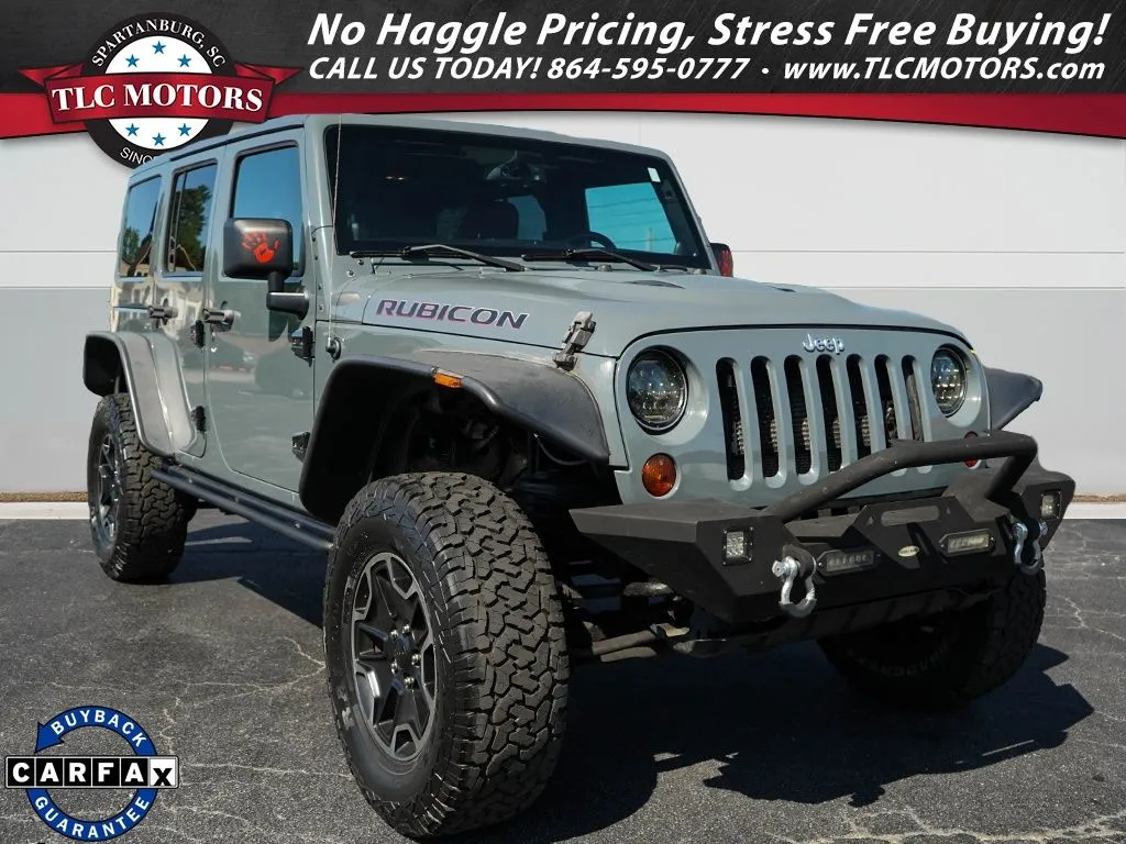 Gray 2013 Jeep Wrangler Unlimited Rubicon for sale in Moore, SC