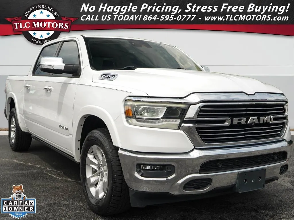White 2020 Ram 1500 Laramie for sale in Moore, SC