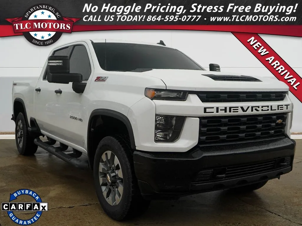 White 2022 Chevrolet Silverado 2500HD Custom for sale in Moore, SC