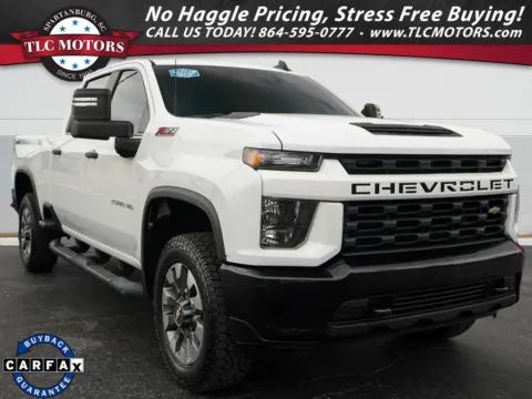 White 2022 Chevrolet Silverado 2500HD Custom for sale in Moore, SC