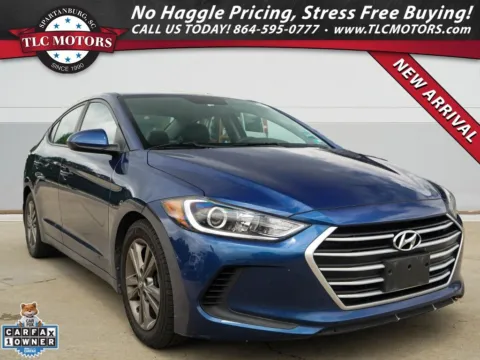 Blue 2018 Hyundai Elantra SEL for sale in Moore, SC