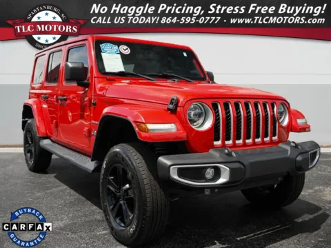 Red 2021 Jeep Wrangler Unlimited Sahara 4xe for sale in Moore, SC