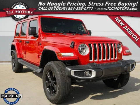 Red 2021 Jeep Wrangler Unlimited Sahara 4xe for sale in Moore, SC