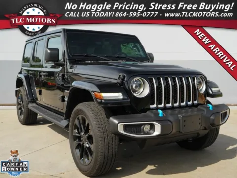 Black 2023 Jeep Wrangler Sahara 4xe for sale in Moore, SC