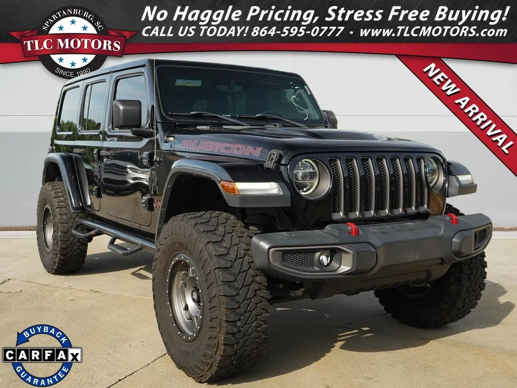 Black 2019 Jeep Wrangler Unlimited Rubicon for sale in Moore, SC