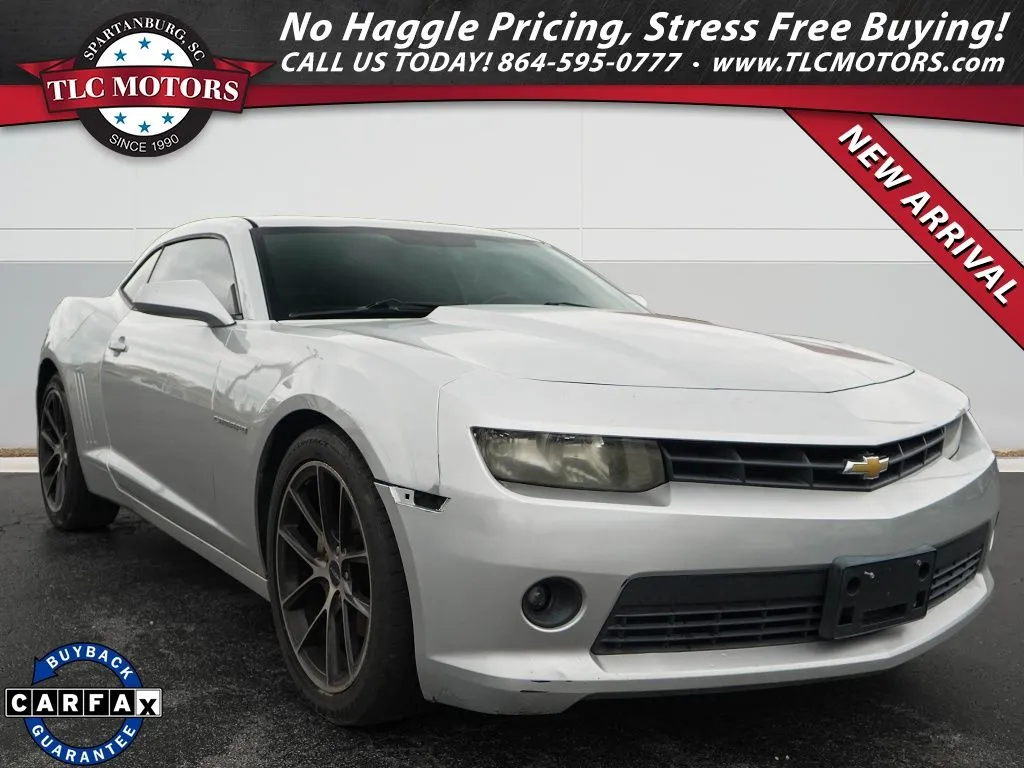 Silver 2015 Chevrolet Camaro 1LT for sale in Moore, SC