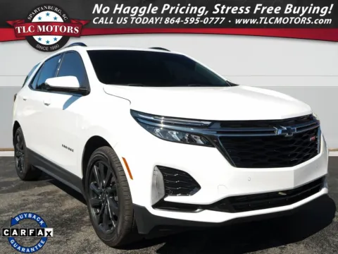 White 2022 Chevrolet Equinox RS for sale in Moore, SC