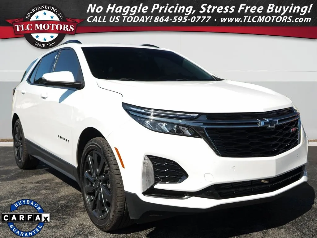 White 2022 Chevrolet Equinox RS for sale in Moore, SC