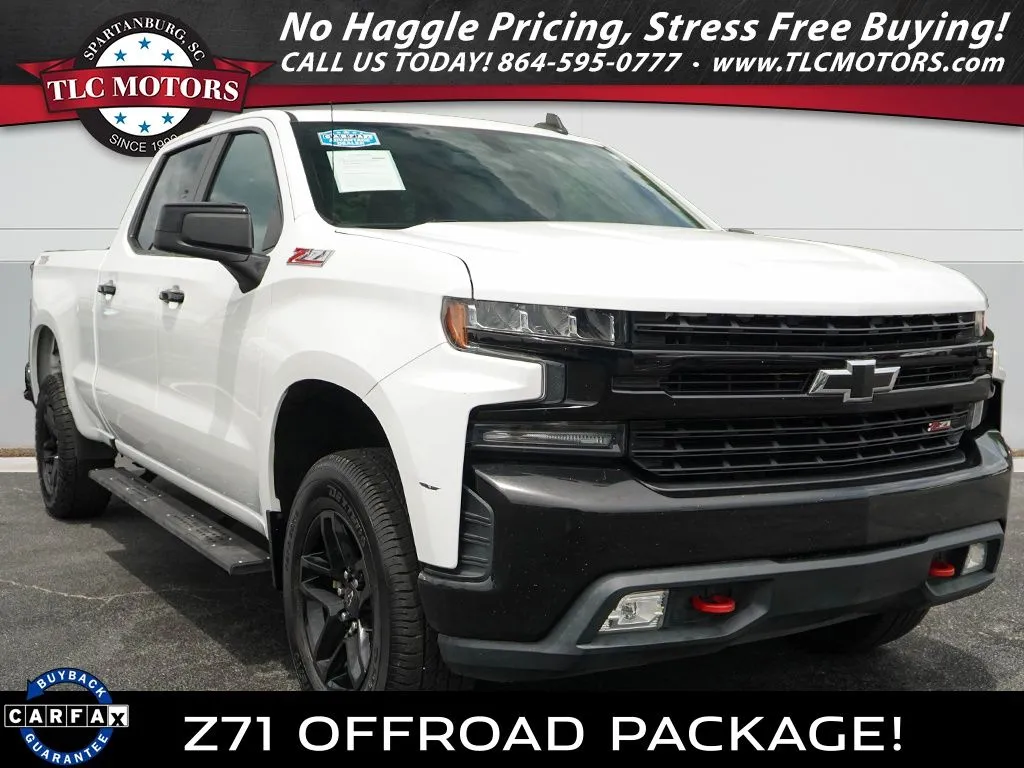 White 2019 Chevrolet Silverado 1500 LT Trail Boss for sale in Moore, SC