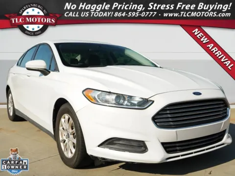 White 2016 Ford Fusion S for sale in Moore, SC