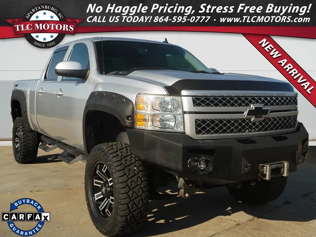 Silver 2014 Chevrolet Silverado 2500HD LT for sale in Moore, SC